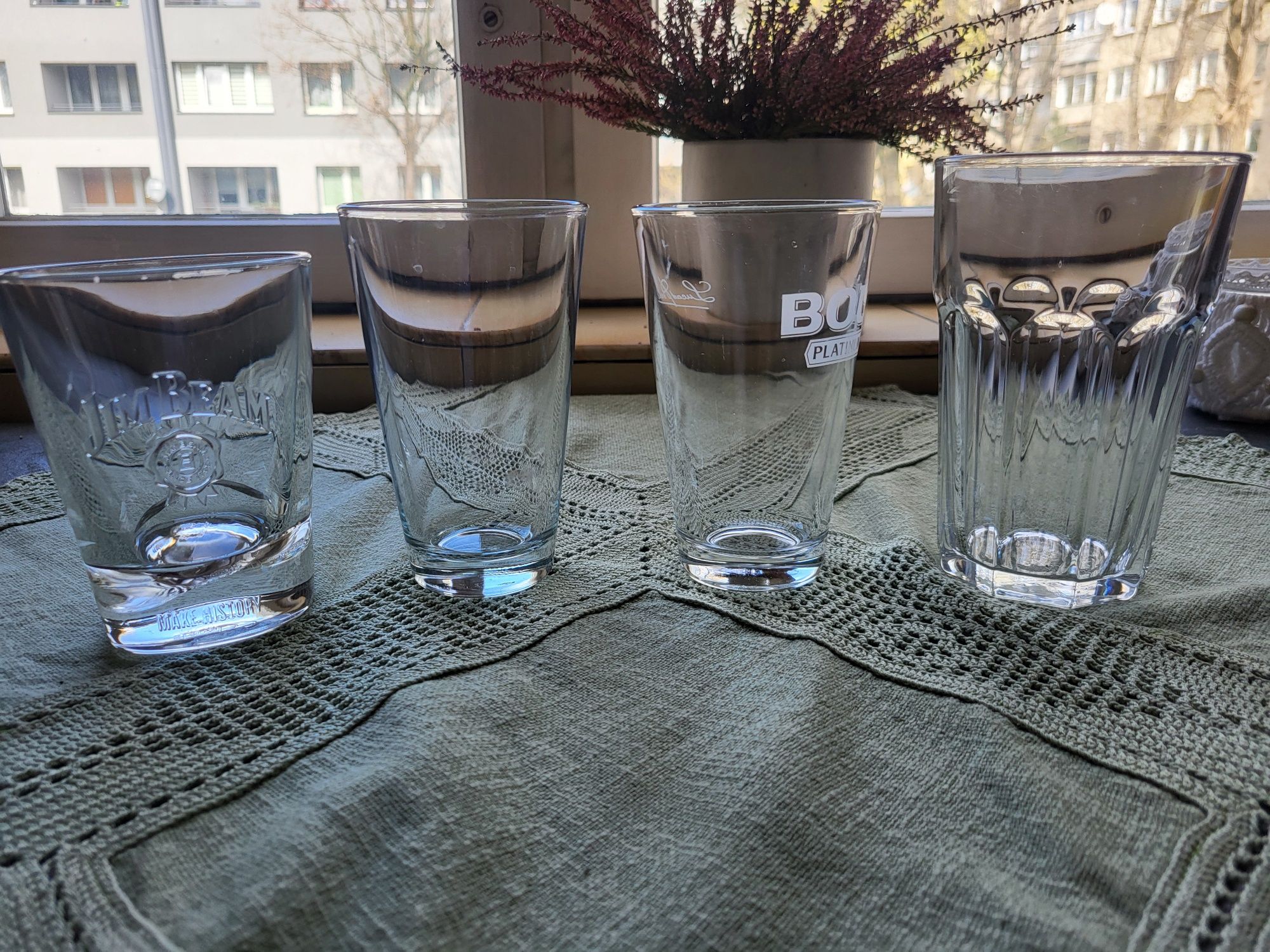 Szklanki ikea, jimbeam, bols 48szt
