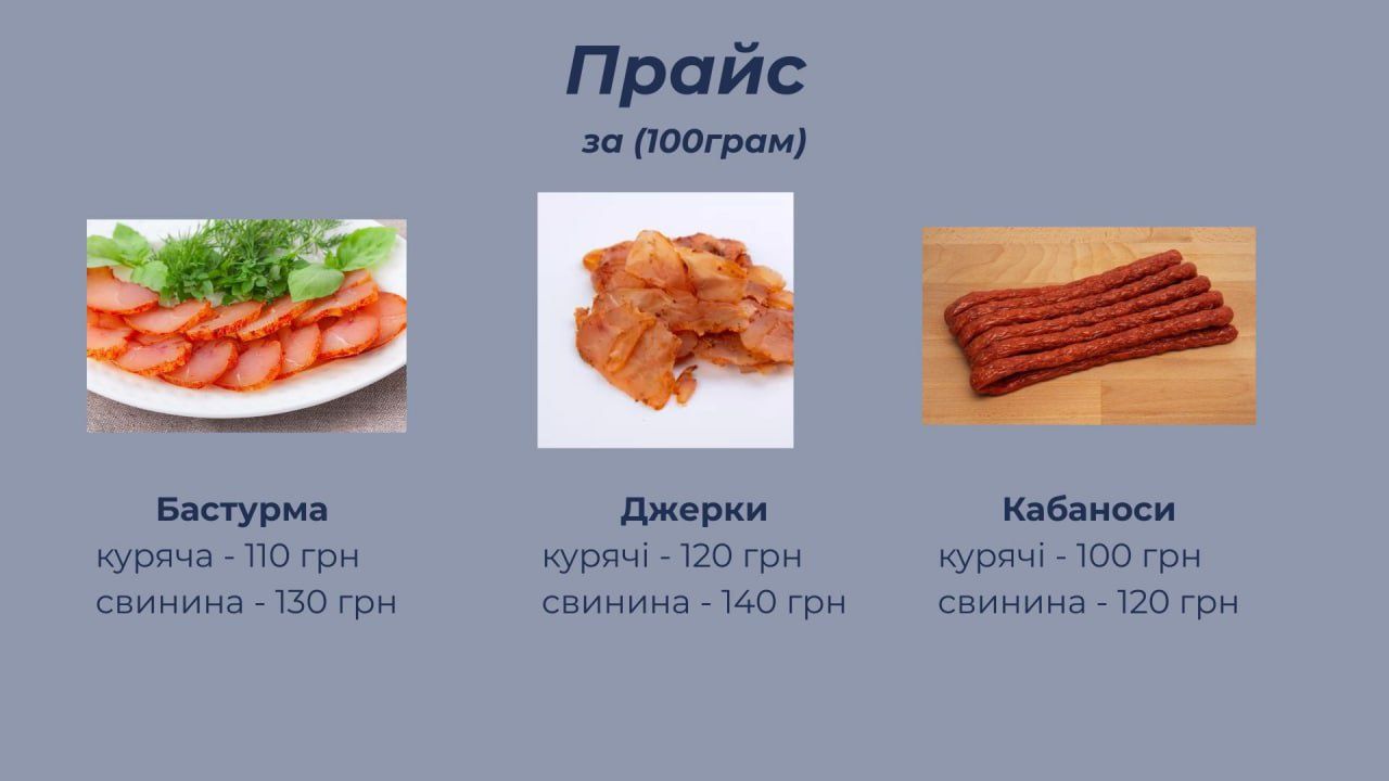 Джерки - Кабаноси - Бастурма