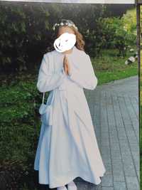 Komplet sukienka komunijna alba i sukienka pokomunijna
