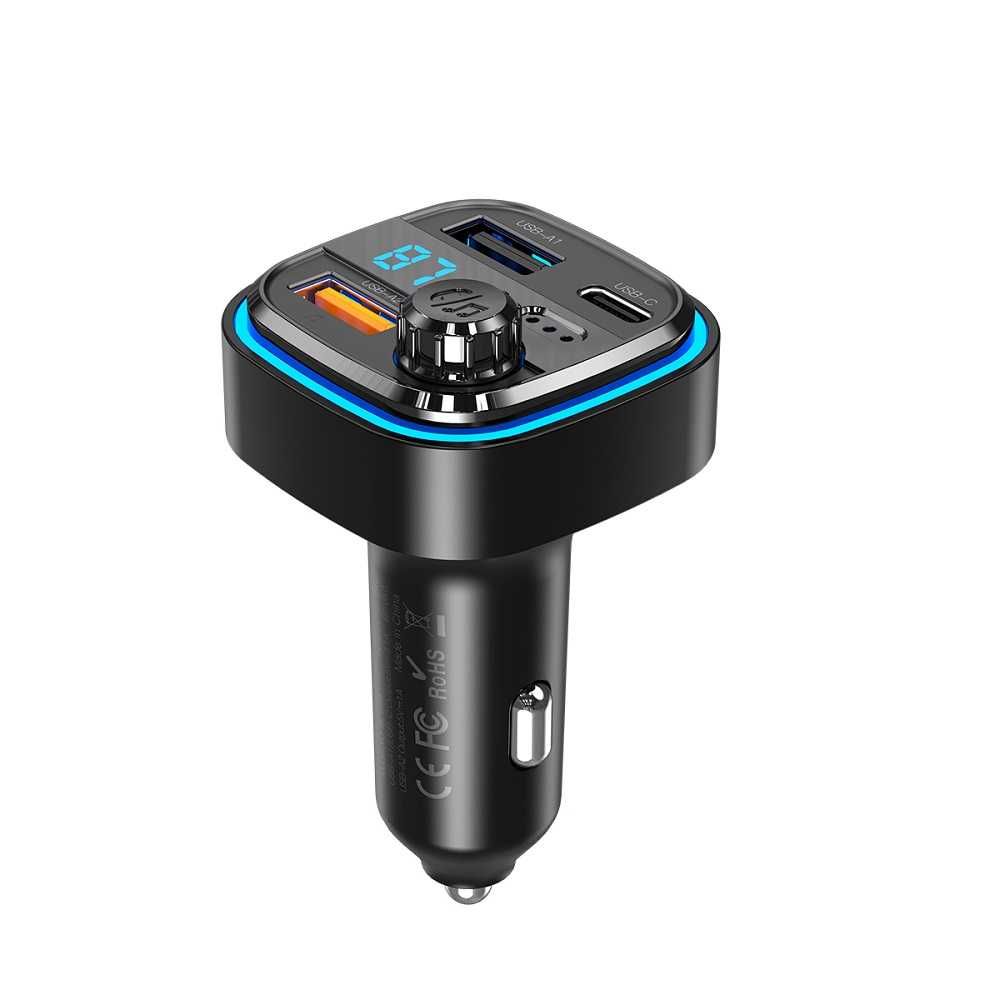 Transmiter Bluetooth FM XO USB-C PD Ładowanie