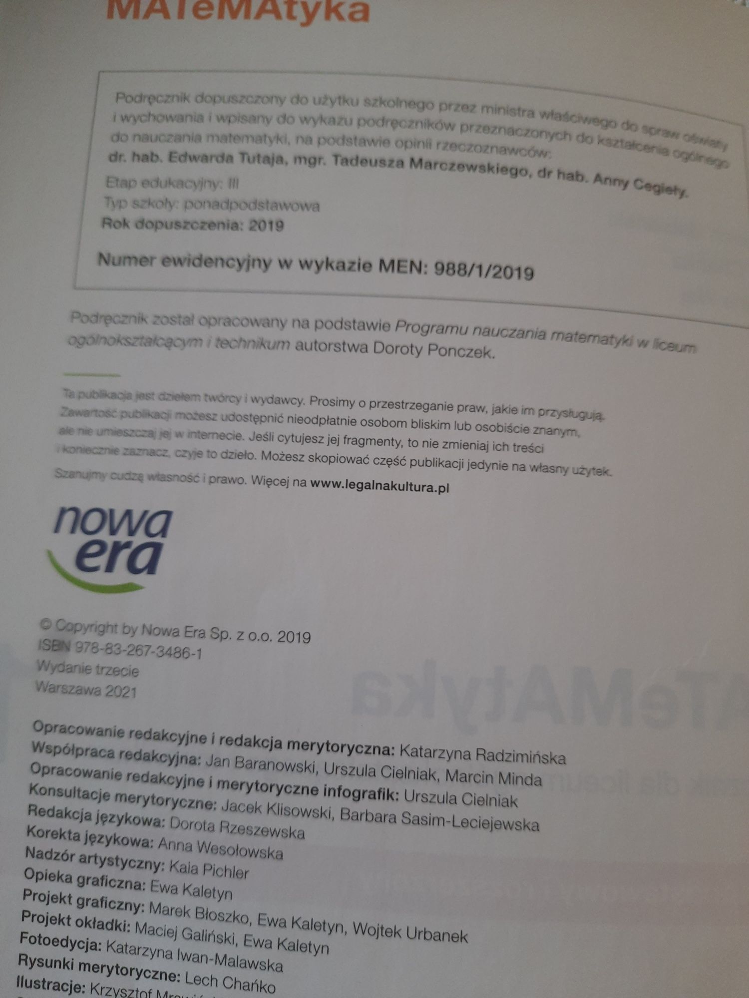 Matematyka 1 podręcznik zakres podstawowy I rozszerzony Nowa Era