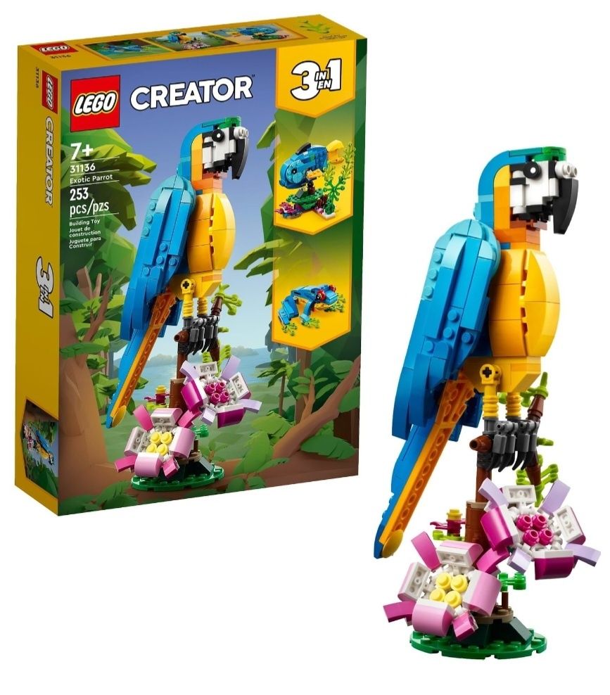 Лего creator 31136, 3 в 1 попугай 800 грн