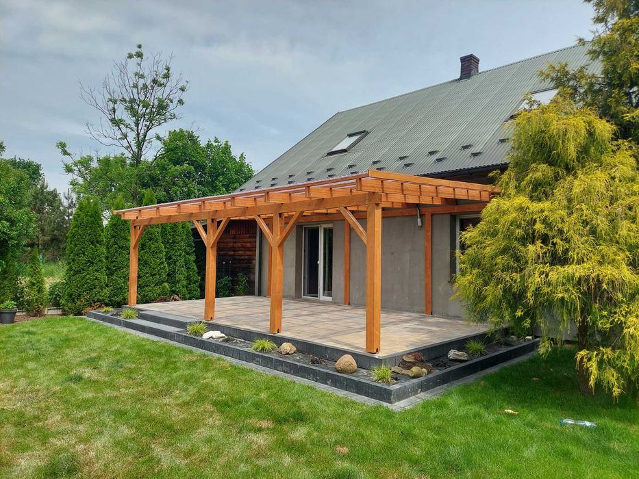 Zadaszenie , Wiata , Taras ,  6x4m Każdy wymiar Producent Montaż