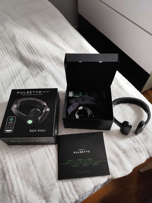 Pulsetto FIT stymulator nerwu błędnego opaska na szyję relaks i sen