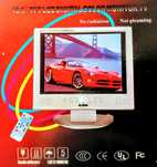 мини ТВ в авто 11.5 дюйм. LCD . 12 вольт. телевизор плоский