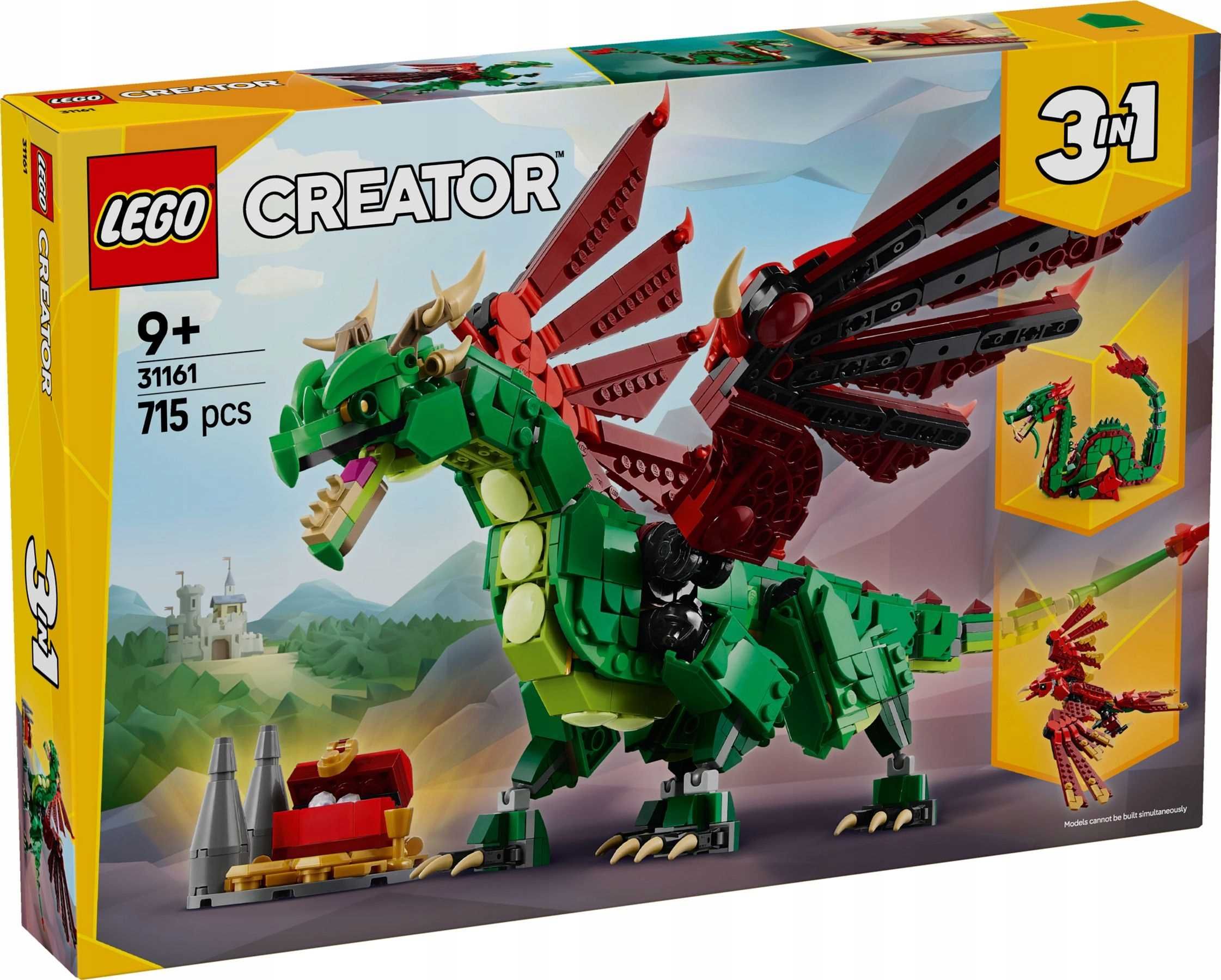 31161 - lego creator - średniowieczny smok