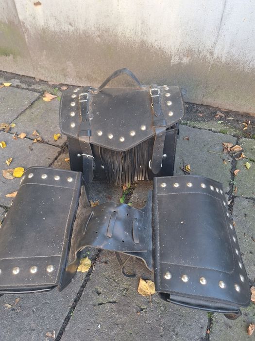 Sakwy motocyklowe skórzane