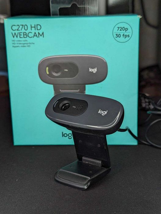 Веб-камера Logitech C270 HD Webcam Black - перегрівається