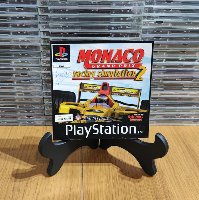 Monaco Grand Prix Racing Simulation 2 Encartes e Manual Originais PS1