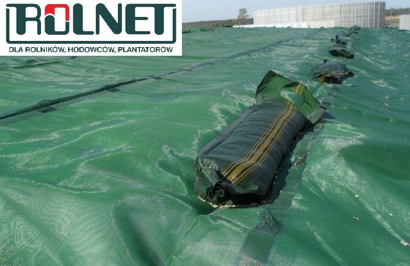 Siatka ochronna na pryzmy silos kiszonka 8x12 + Zakiszacz