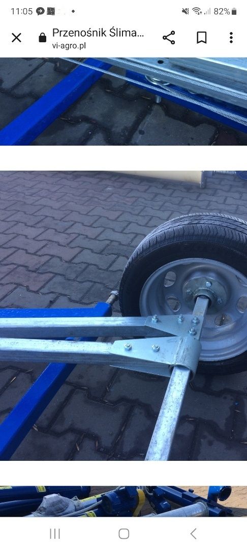 Przenośnik ślimakowy 12m 5.5kw fi 140 żmijka do BIN