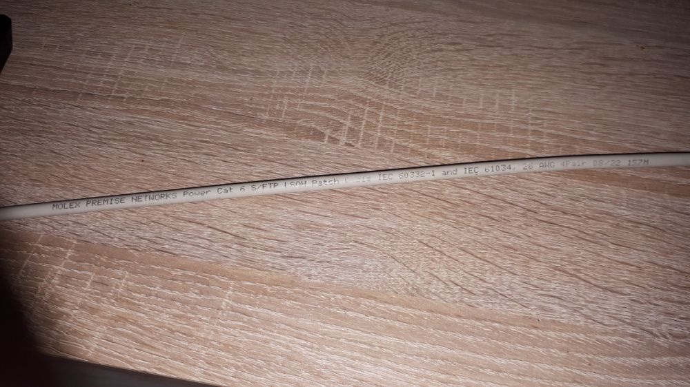 Patchcord cat. 6 s/ftp. Skretka. Kabel internetowy Rj45 Lan. 2m,