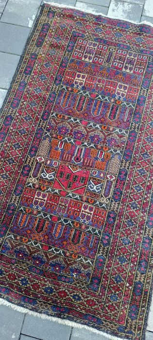 Afgański dywan wełniany tkany ręcznie 149 x 87 cm perski wełna Afgan