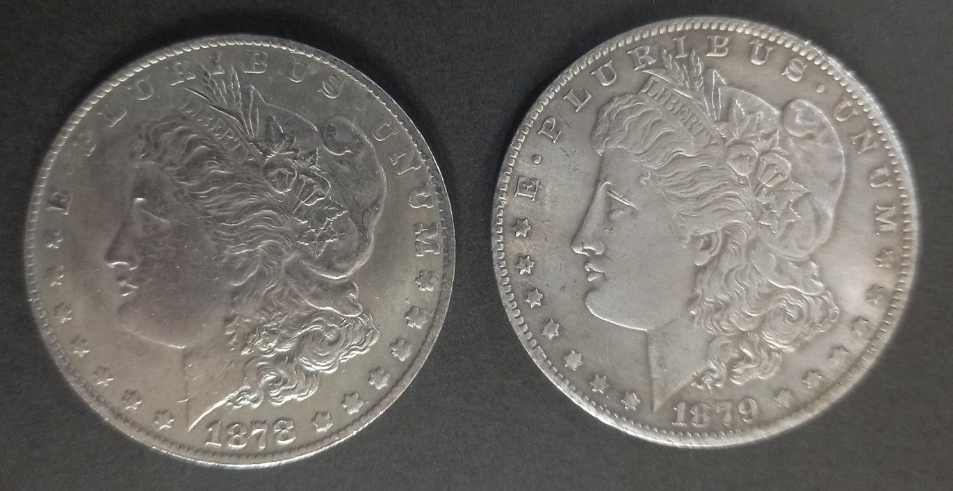 Срібний долар, монета номіналом один долар,подарунок для гаманця колек