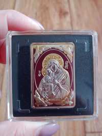 Монета серебро 20 рублей 2011 год Беларусь Икона Богородица Жировицкая