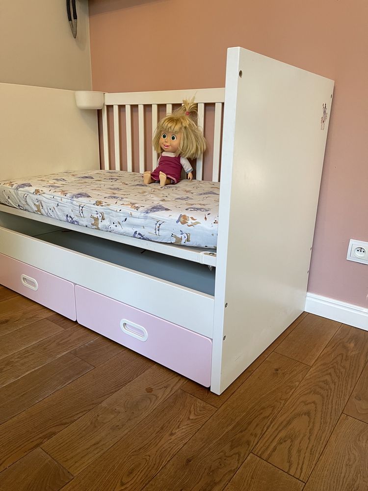 Do malutkiej naprawy - Łóżeczko IKEA dla dzieci. Komplet z materacem