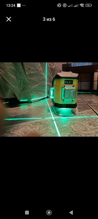 Laser krzyżowy Nivel system CL3G