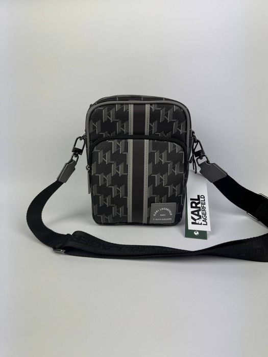 ОРИГИНАЛЬНАЯ Мужская сумка-мессенджер Karl Lagerfeld| Чоловіча сумка