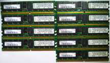 Память для сервера 4Gb 2Rx4 PC2-3200R-333-12 Infineon HYS72T512022HR