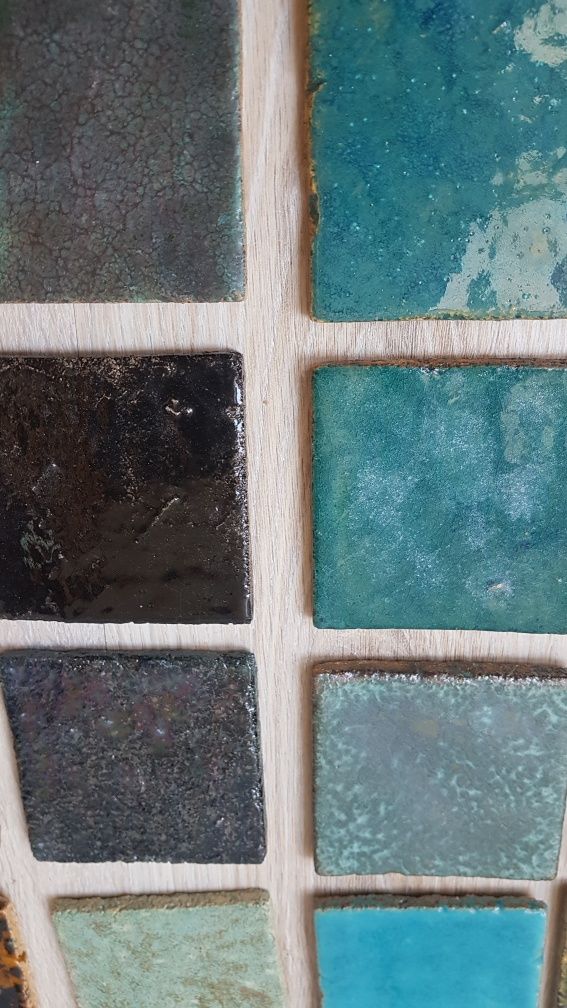 Mozaika  42szt kafli ręcznie robionych 9x9cm