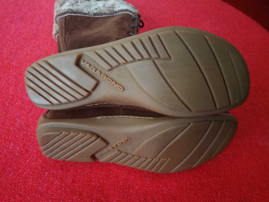 VAGABONG  Botki Ocieplane roz 39 24,5cm Zamsz Nowe Okazja