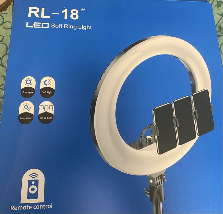Кольцевая светодиодная лампа LED Soft Ring Light RL-18