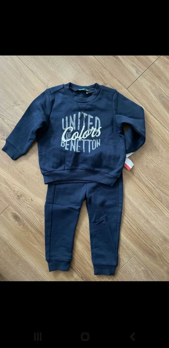 Nowy dres bluza spodnie United Colors of Benetton 80