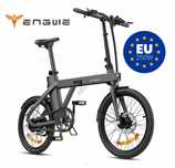 NOWY Rower elektryczny składany ENGWE P20 czarny 250W
