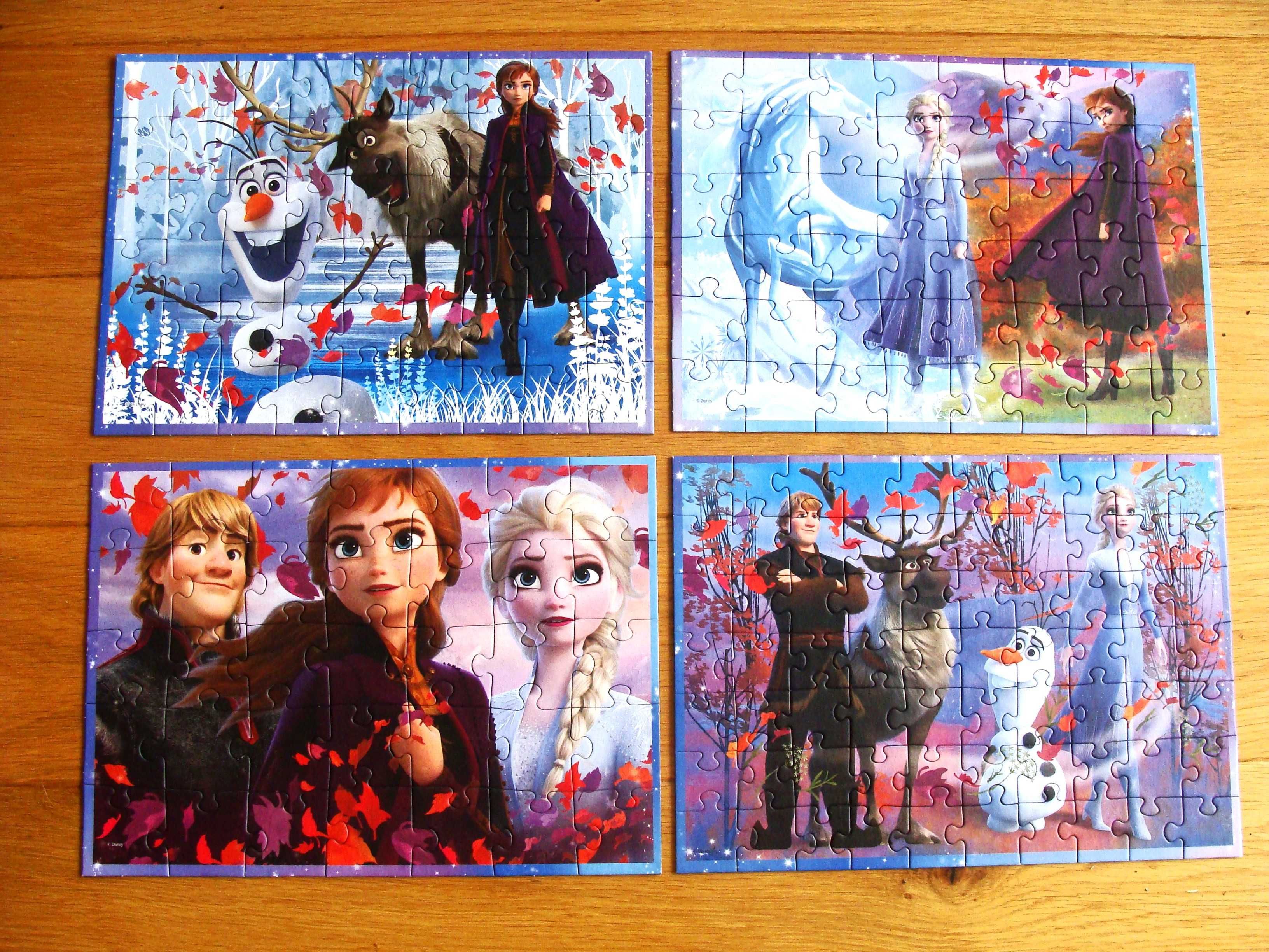 Puzzle - Trefl - Frozen II - Elsa - 34323 - 4 w 1 - jak nowe