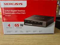 Switch PoE Mercusys 5 portas