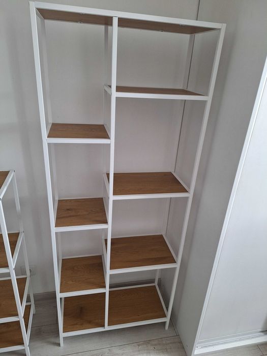 Regał Trappedal Jysk dąb/biały S70 x W178 x G30