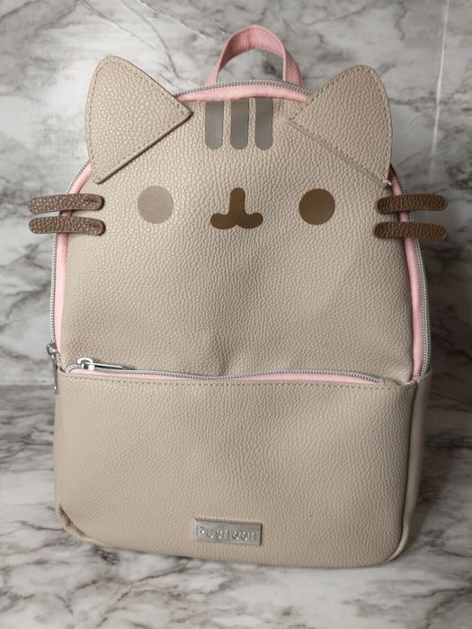 Pusheen plecak skórzany dla dziewczynki kot