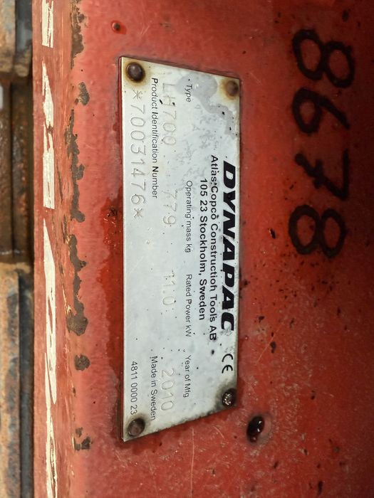 zagęszczarka  dynapac lh 700 700 kg