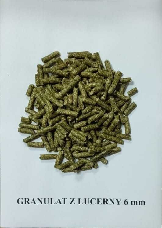 Granulat z lucerny 6mm / worek 25 kg