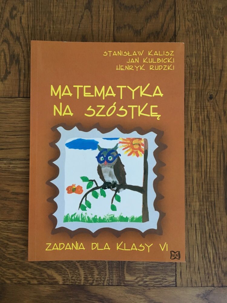 Książka z zadaniami „Matematyka na szóstkę” dla klasy 6