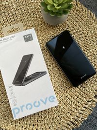 Док-станція Proove Metal Edge 3 in 1 - Black (бездротова зарядка)