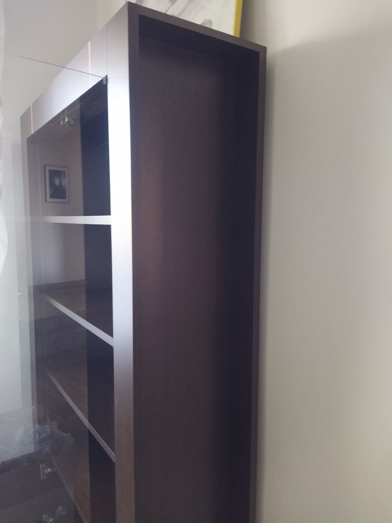 Witrynka biblioteczka regał witryna biblioteka vox modern wenge