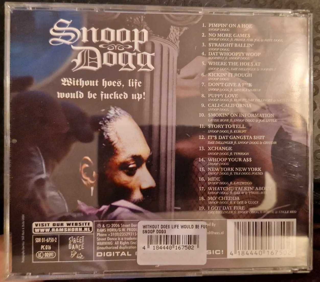 snoop Dogg  Without Hoes, Life Would Be Fucked Up! - CD