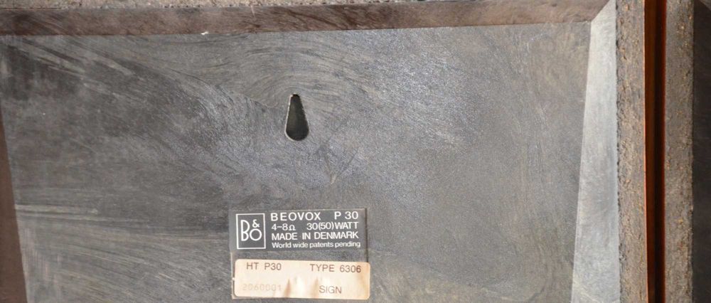 Vintage Bang & Olufsen Beovox P 30 Kolumny 2drożne stan Kolekcjonerski