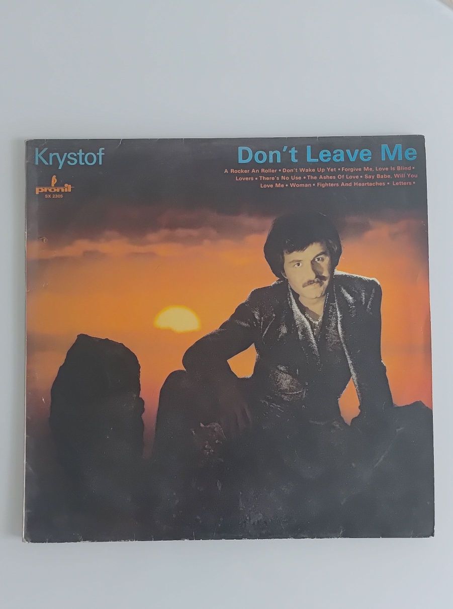 Krystof Krzysztof  Krawczyk Don't leave me vinyl płyta winylowa