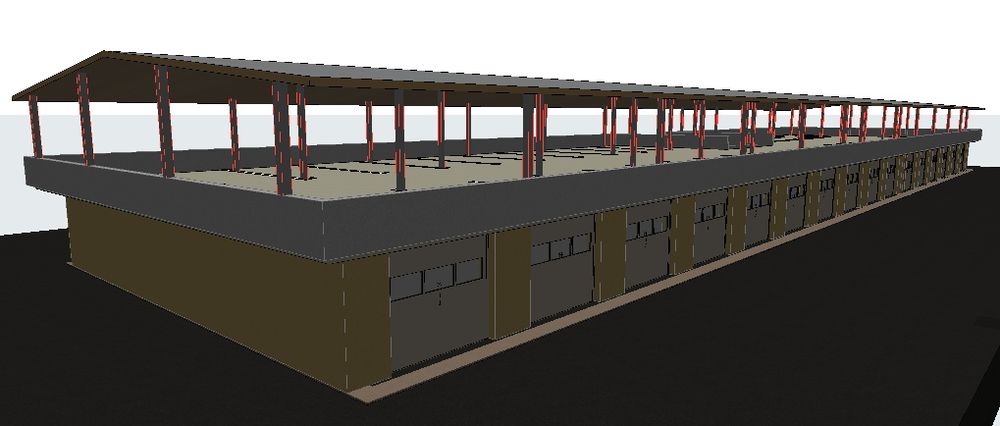 Гаражі Гараж 20,37 м2 Крите парко місце НоваБудова1