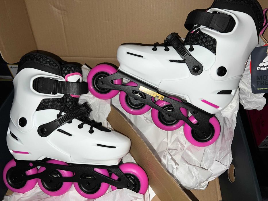 Детские ролики Rollerblade Apex G White/Pink