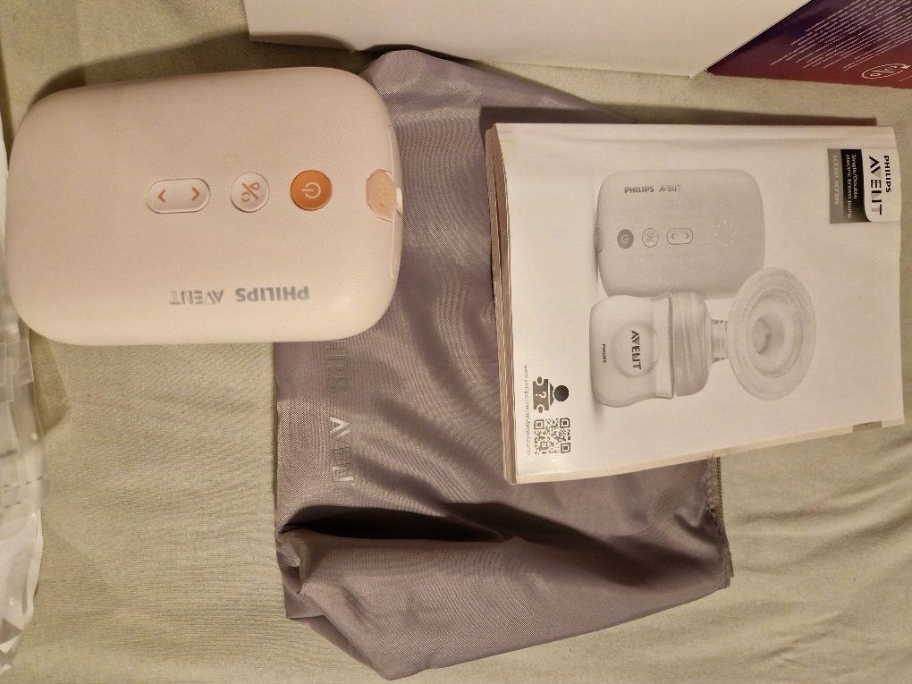 Duży zestaw Laktator elektryczny Philips Avent +10szt wore