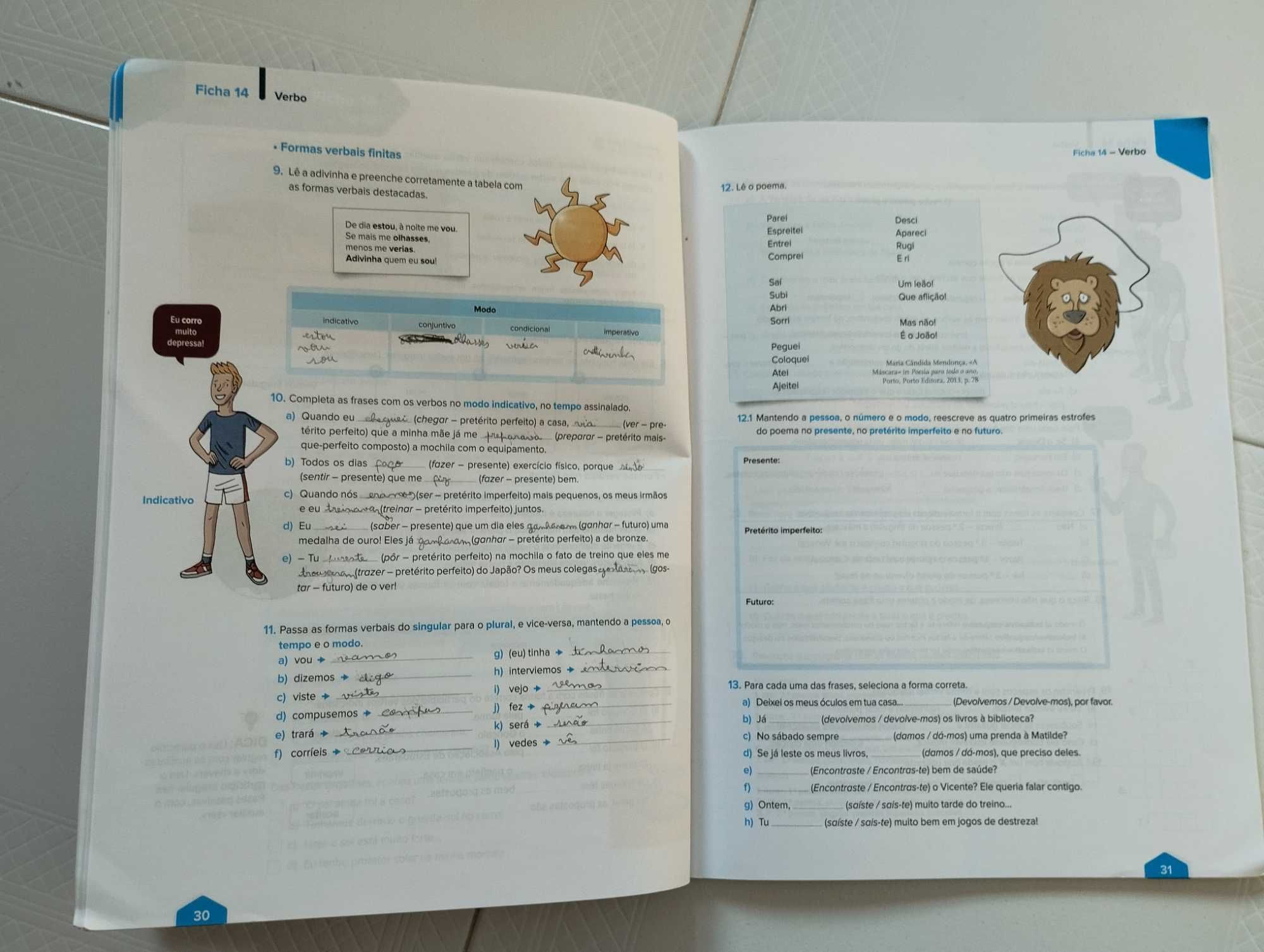 Português Palavra Passe 6º ano caderno de actividade