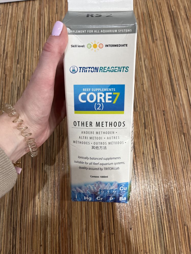 Triton core 7 reef supplements 1l (ca) ( inne metody) nowe 1 L