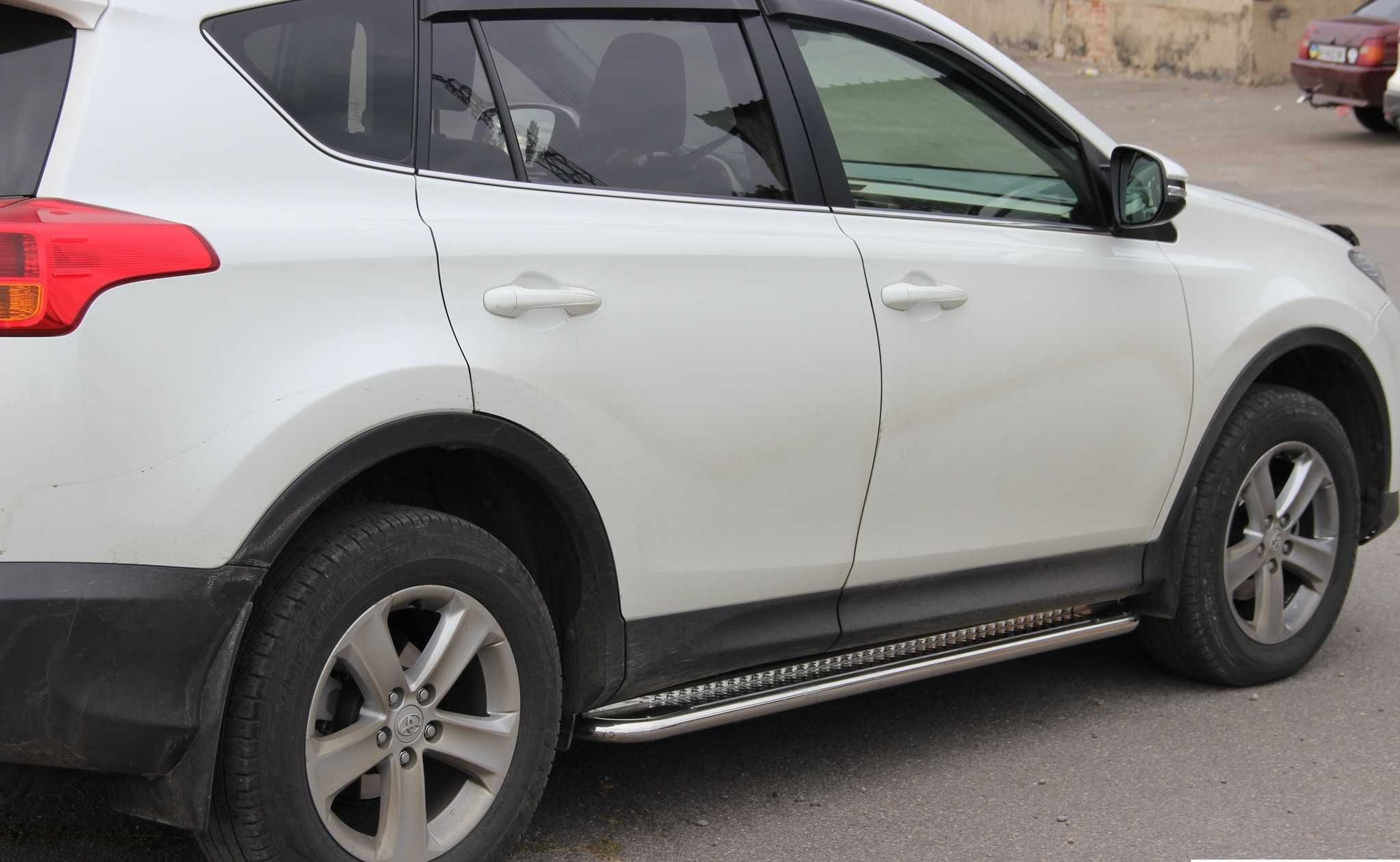 Пороги TOYOTA RAV 4 2000+-2019+ Бокові труби Кенгурятніки Уси