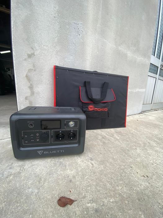 Power station Bluetti EB70 e Painel Solar 200 w Dokio