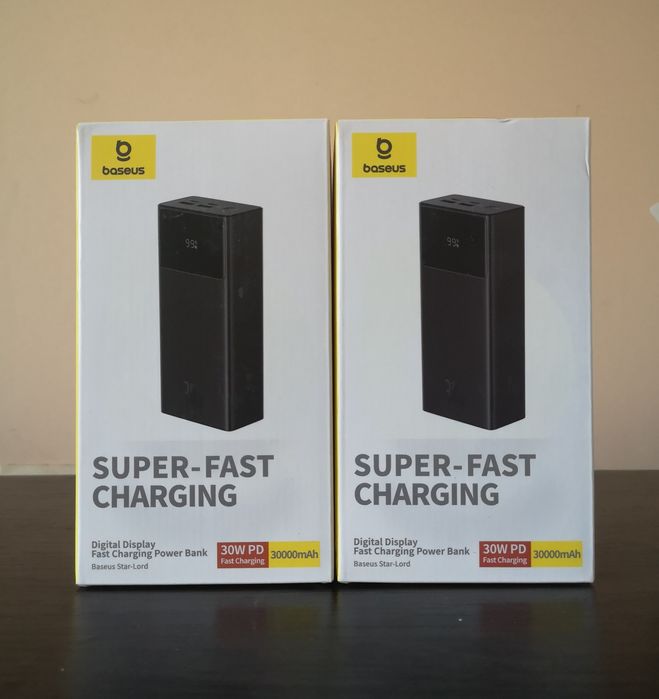 Повербанк Baseus Star-Lord Digital Display 30000mAh 30W Black