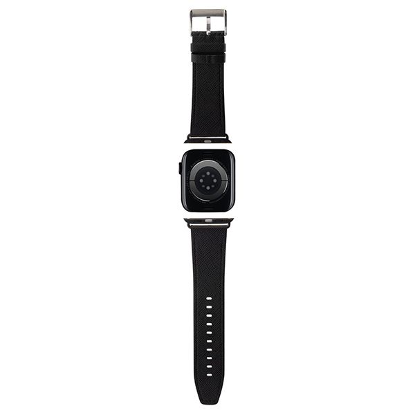 Karl Lagerfeld Pasek KLAWLSAKLHPK Apple Watch 42/44/45/49mm czarny/
