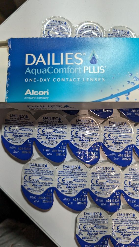 Лінзи Alcon Dailies Aqua Comfort Plus One Day